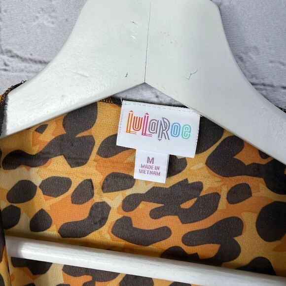 LuLaRoe Shirley Cover Up Leopard Print NWT Size Medium - Picture 5 of 7